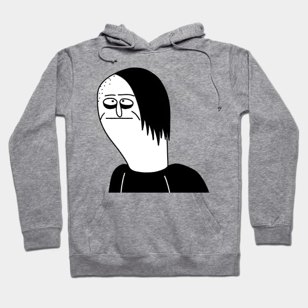 Goth Man Hoodie by LaserPewPew